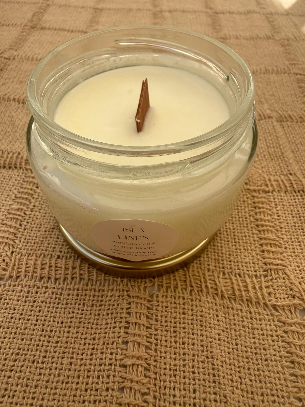 VELA DE BIENESTAR - AROMA LINO