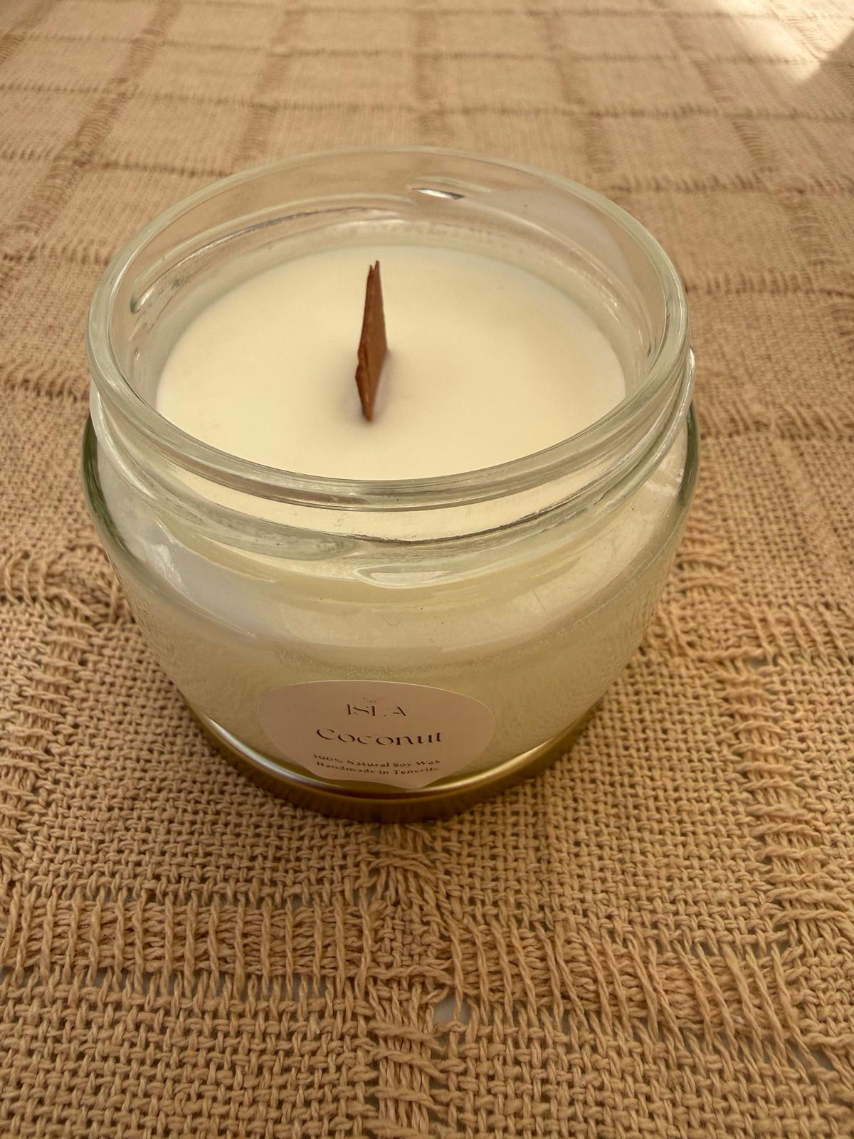 VELA DE BIENESTAR - AROMA COCO