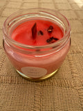 VELA DE BIENESTAR - AROMA CEREZA Y FLORES DE HIBISCUS