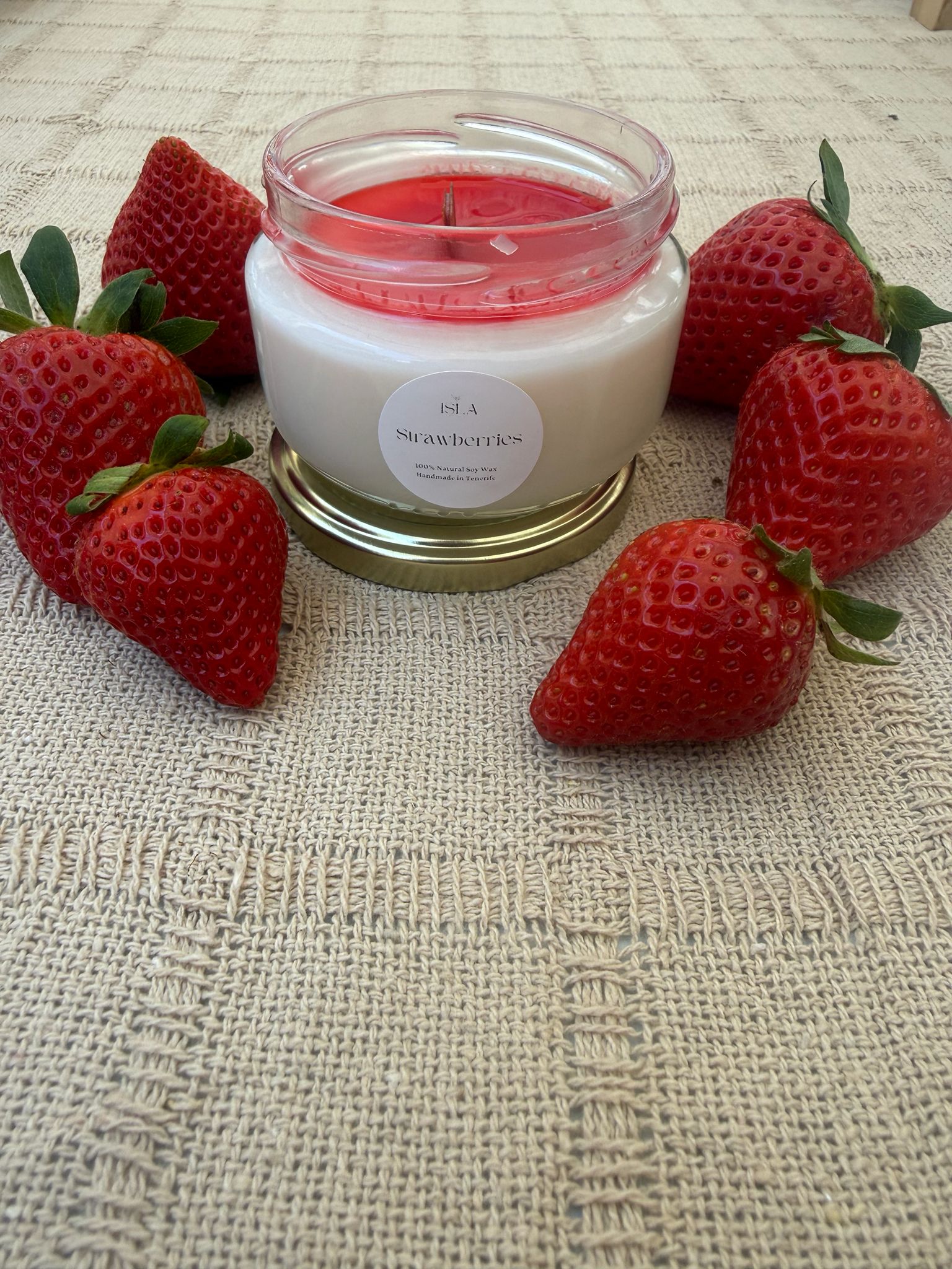 VELA DE BIENESTAR - FRESAS